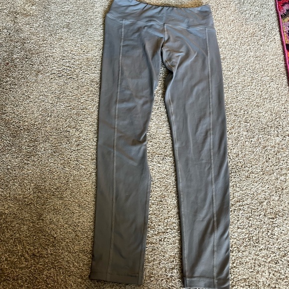 GUC Oiselle Running Tights Size 8 Grey - Picture 1 of 8